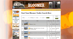 Desktop Screenshot of bloomerusedhorsetrailerdealer.com